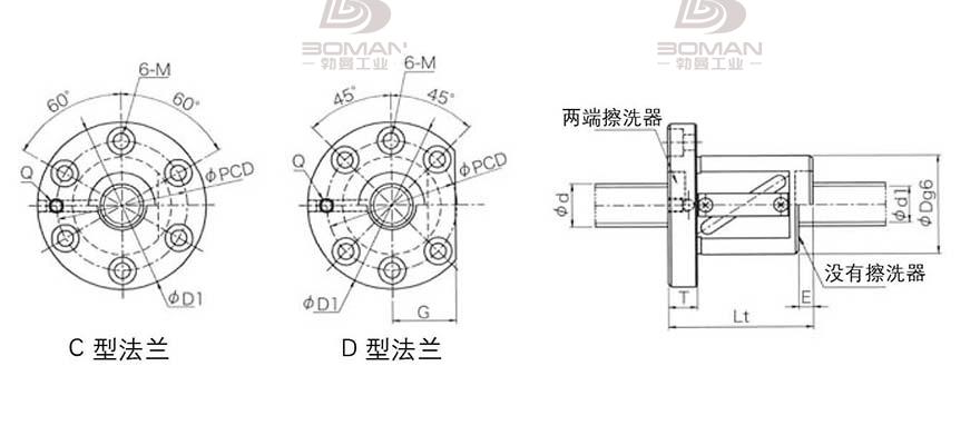 KURODA GR5010DS-DALR 日本黑田精工丝杠钢珠安装方法