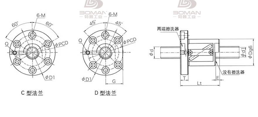 KURODA GR5012DS-DALR 日本黑田丝杆和THK丝杠