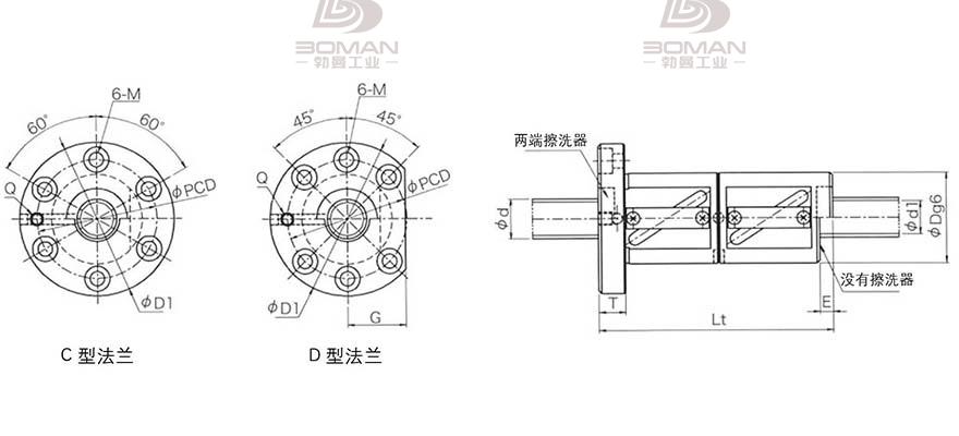 KURODA GRA016FD-DAPR 日本黑田精工丝杠钢珠安装方法