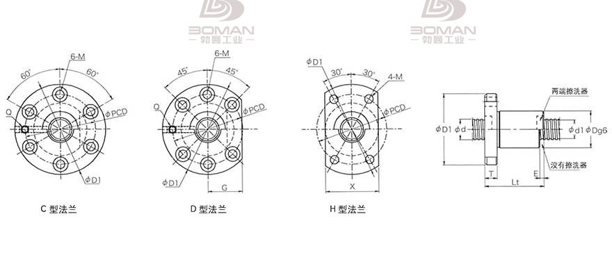 KURODA GD1203JS-HDPR 黑田精工丝杆规格说明