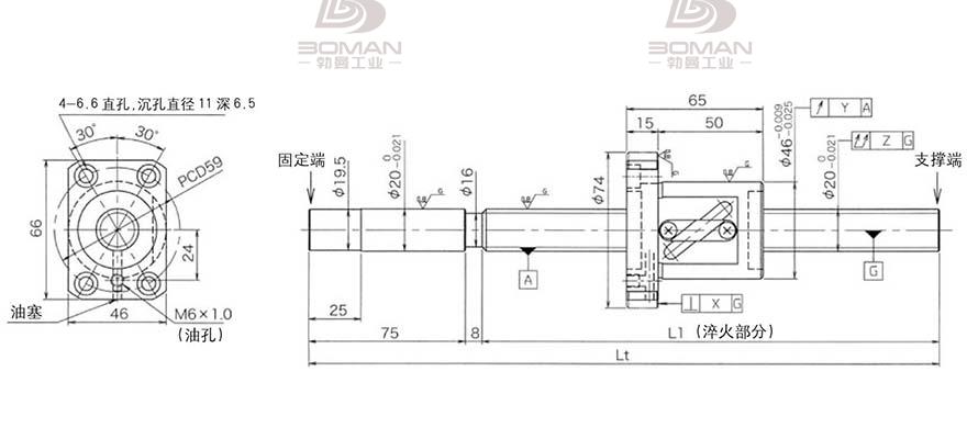 KURODA GG2010DS-BALR-1505A 黑田精工丝杆是什么材质