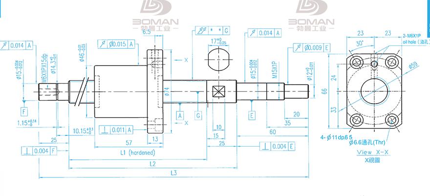 TBI XSVR02010B1DGC5-499-P1 tbi滚珠丝杆规格