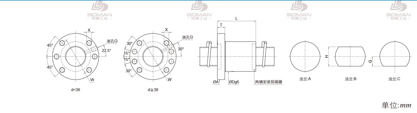 PMI FSDN1510V-3.0P pmi丝杆中国