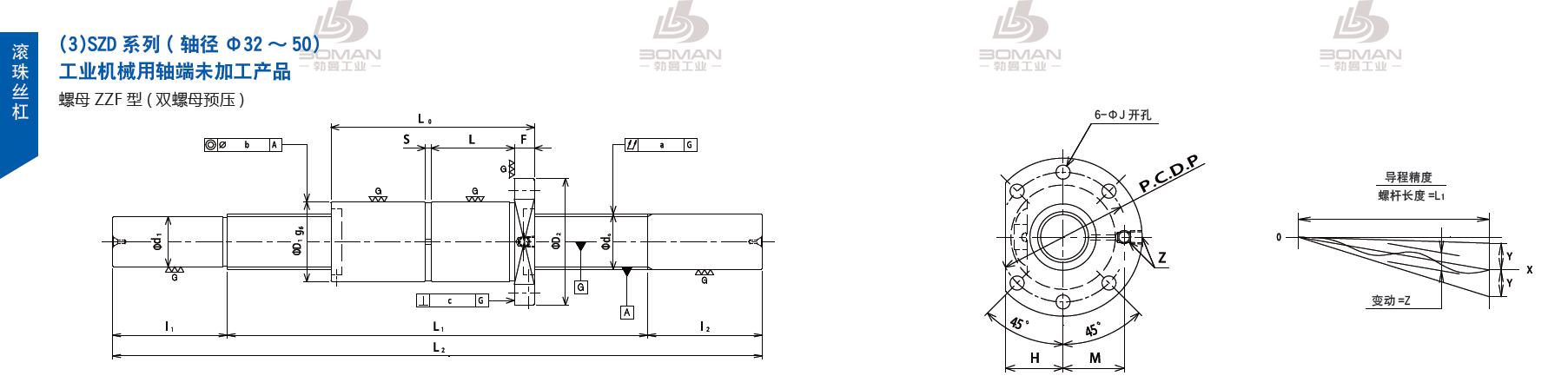 TSUBAKI SZD4010-2400C5-B tsubaki丝杆是哪里产的